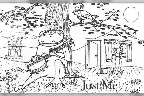Album cover art for Just Me (1989)