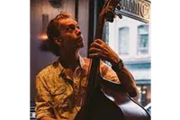 Pat Darcus playing bass